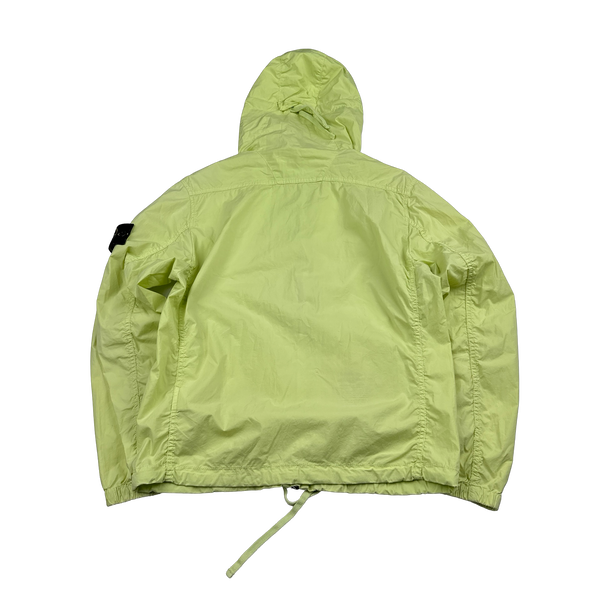 Stone Island 2017 Yellow Tela Paracadute Hooded Jacket - Medium
