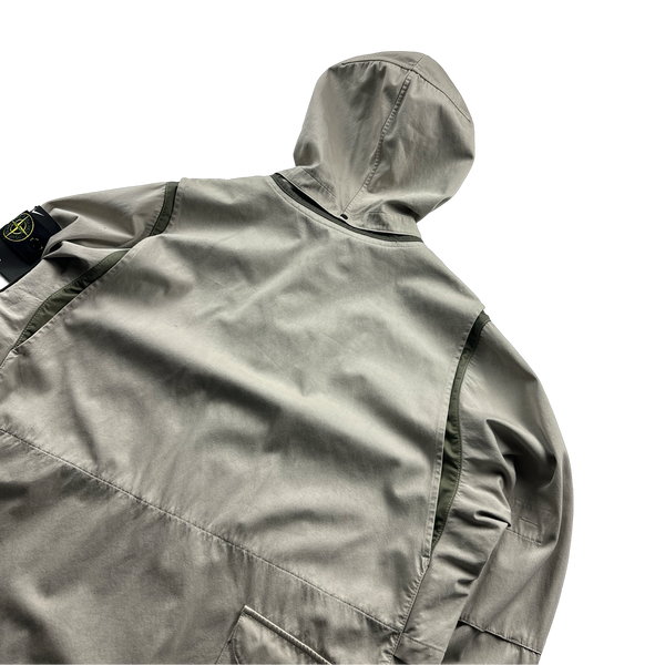 Stone Island x Nike Beige Raso R Nylon Windbreaker Jacket - XXL