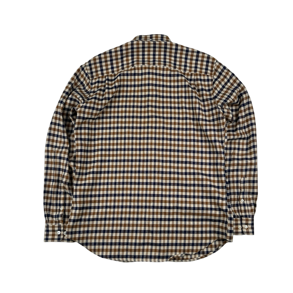 Aquascutum X Supreme Classic Checked Longsleeve Shirt - Large