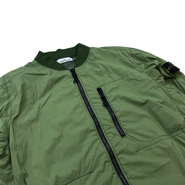 Stone Island Green Nylon Skin Touch TC Polartec Jacket - XXL