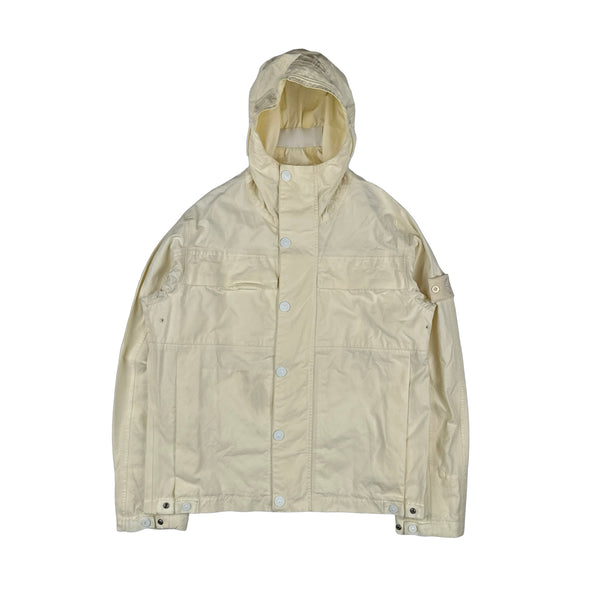 Stone Island 2011 Cream Ventile Ghost Piece Multipocket Jacket - Large