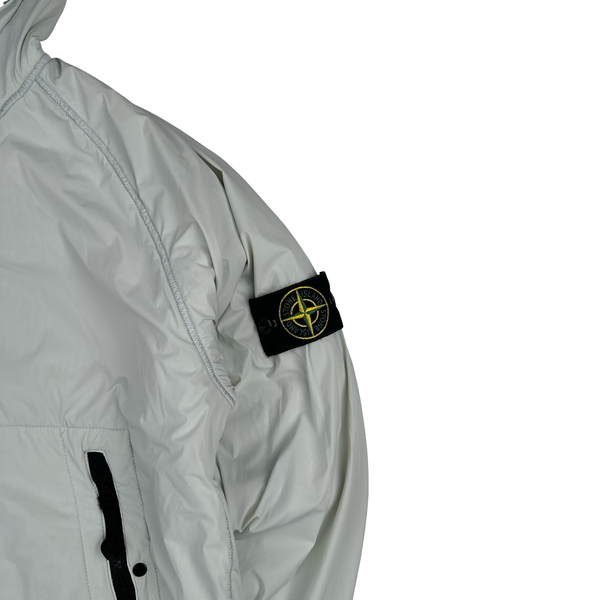 Stone Island 2022 Light Blue Comfort Tech Composite Reversible Polartec Jacket - Medium