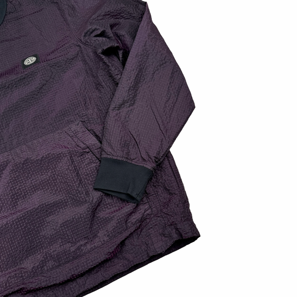 Stone Island 2017 Purple 3D Effect Nylon Metal Pullover Jumper - Small