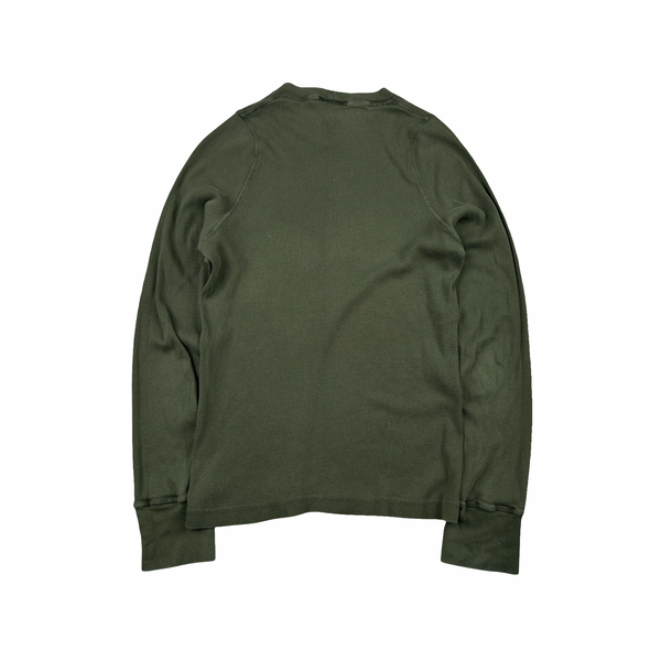 Stone Island Green Stellina Knit Cotton Crewneck Jumper - Small