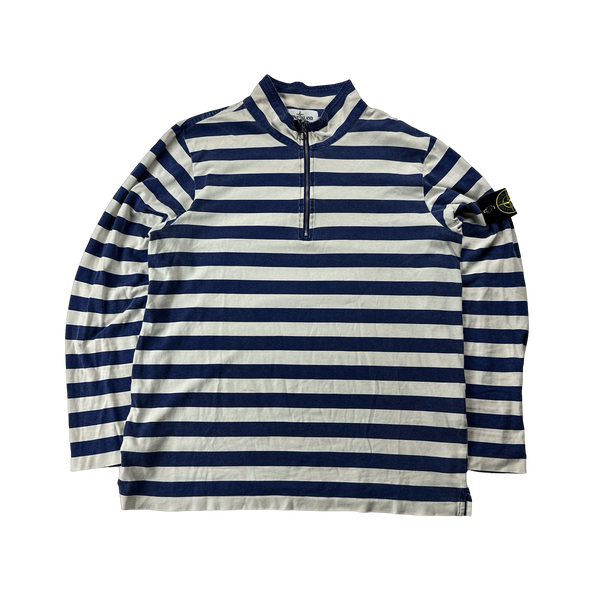 Stone Island x Supreme Striped High Neck Pullover - Medium