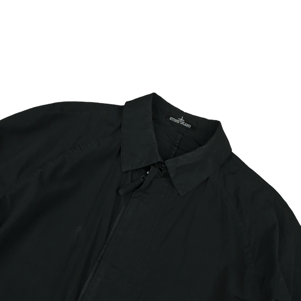 Stone Island 2016 Silon Long Collared Nylon Jacket - Large