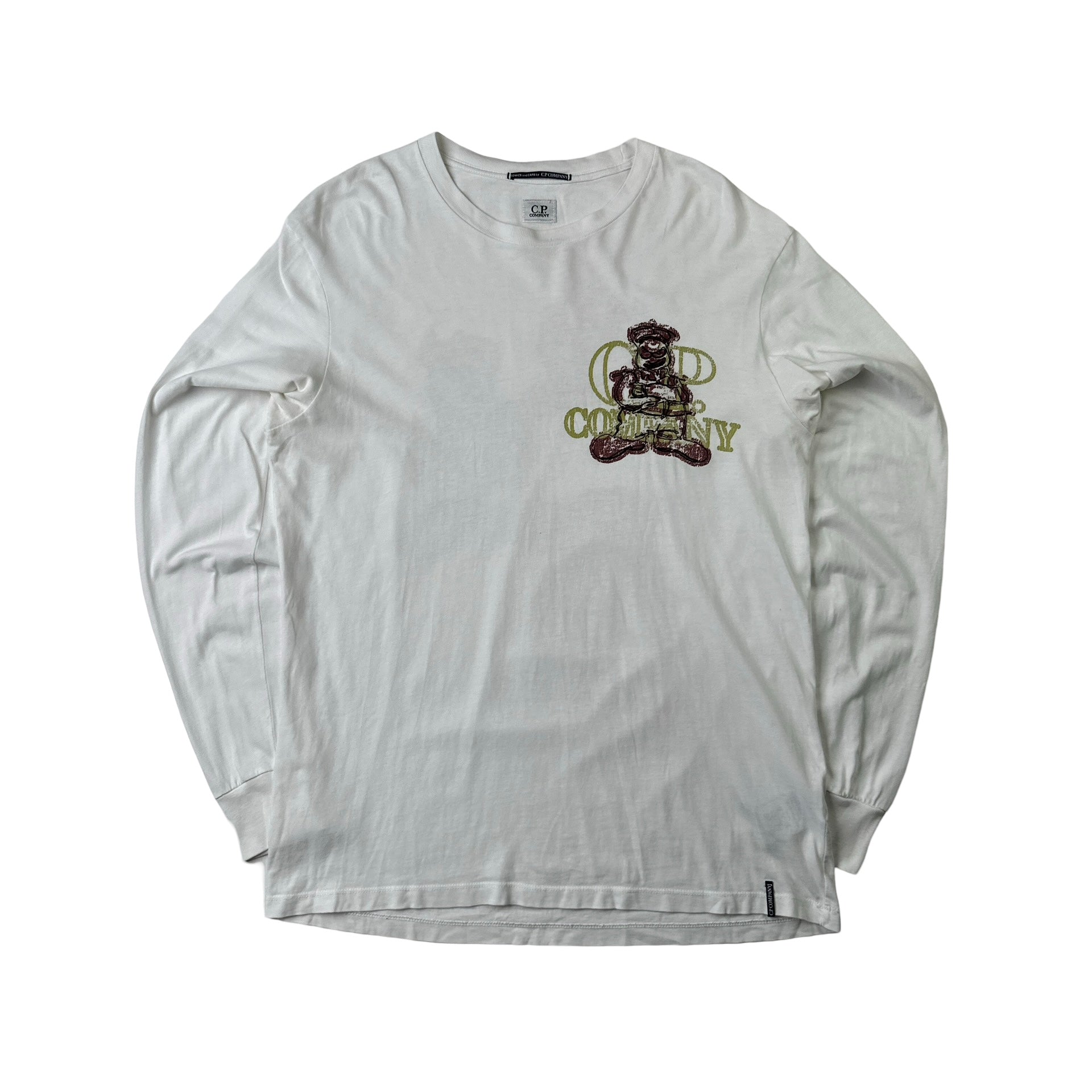 CP Company Comics & Cars Graphic Longsleeve T Shirt - Large