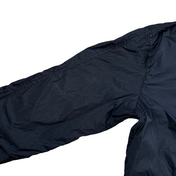 Stone Island Navy Garment Dyed Crinkle Reps NY Jacket - Large