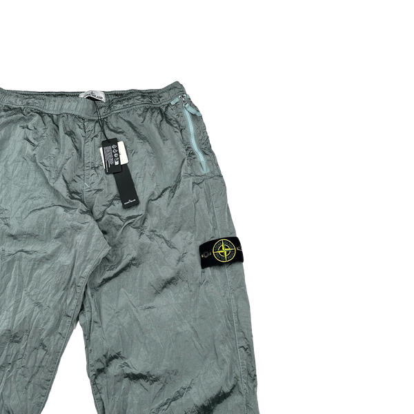 Stone Island 2023 Blue Nylon Metal Econyl Trousers - 36"
