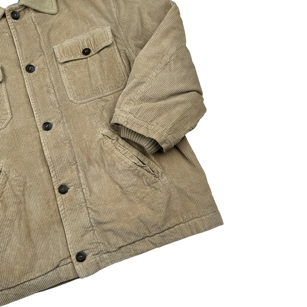 CP Company Vintage 80's Beige Corduroy Multi Pocket Jacket - XL