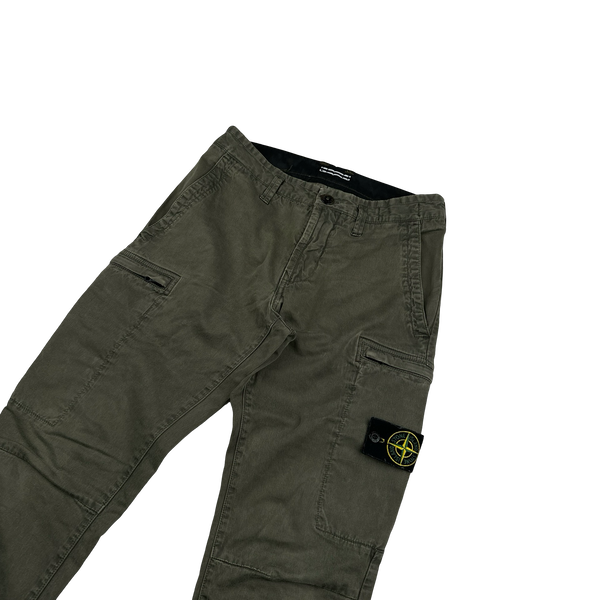 Stone Island 2014 Green SK Cargo Trousers - 28"