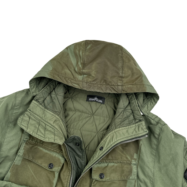 Stone Island 2017 David TC Shadow Project Green Print Jacket - XL