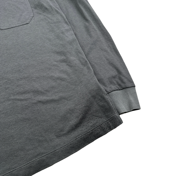 Stone Island 2013 Grey Longsleeved Polo Shirt - Large