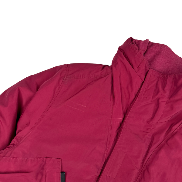 Stone Island 2018 Burgundy Micro Reps Primaloft Lined Jacket - Small