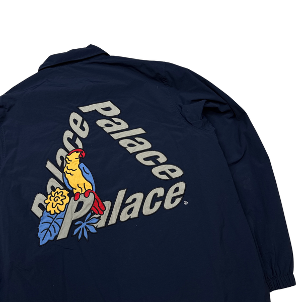 Palace SB Spellout Navy Parrot Coach Jacket - XL
