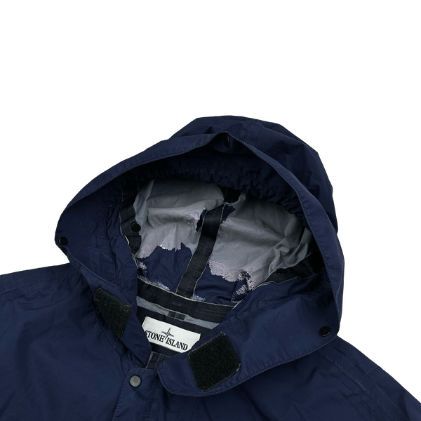 Stone Island 2016 Navy Garment Dyed Performance Tela Jacket - XXL