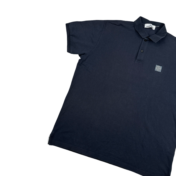 Stone Island 2020 Navy Short Sleeve Polo - XXL
