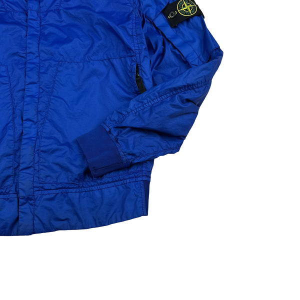 Stone Island 2021 Electric Blue Membrana TC 3L Rain Jacket - Small