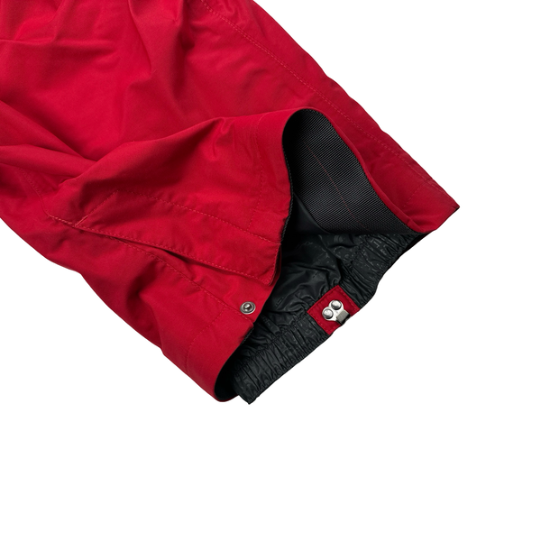 North Face Red Thick Ski Cargo Trousers - Large