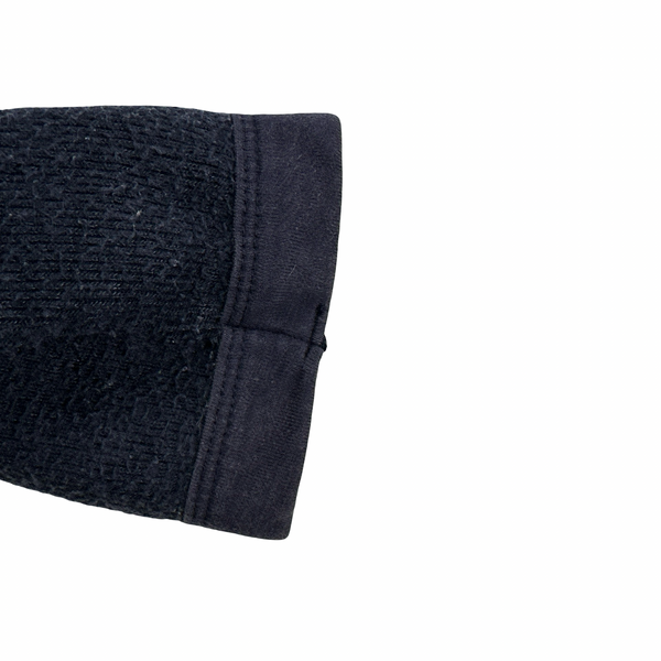 Stone Island 2003 Navy Chest Pockets Zipped Knitted Jumper - XL