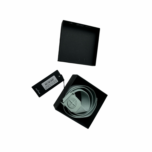 Stone Island Baby Blue Buckled Belt