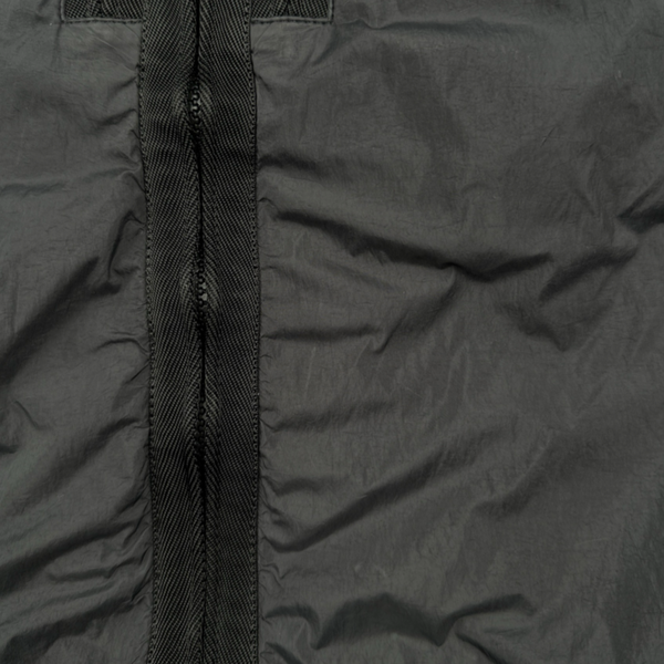 Stone Island 2017 Black Garment Dyed Crinkle Reps Jacket - Medium