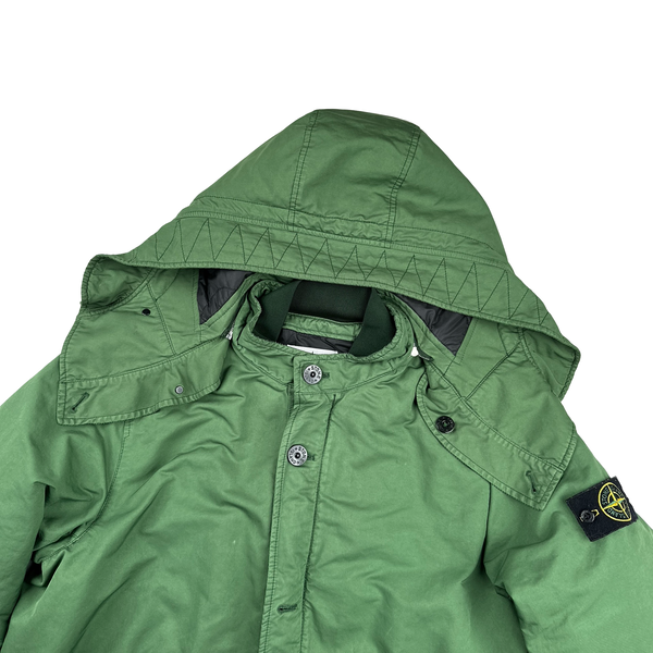 Stone Island 2022 Green David TC Primaloft Trench Coat - Medium