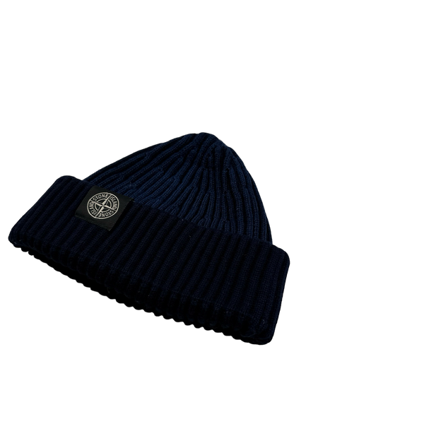 Stone Island 2013 Blue Two Tone Beanie Hat
