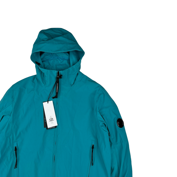 CP Company Light Blue Soft Shell Lens Viewer Jacket - Medium