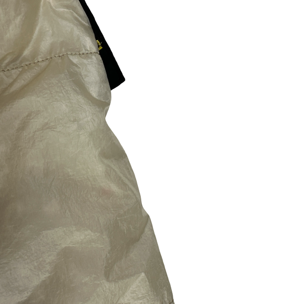 Stone Island 2012 Cream White Garment Dyed Puffer Jacket - 3XL