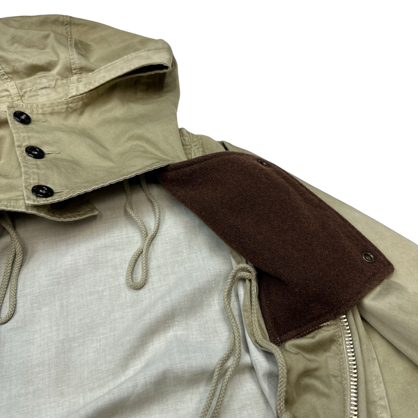 Stone Island Vintage 1994 Tan Raso Gommato Jacket - Large