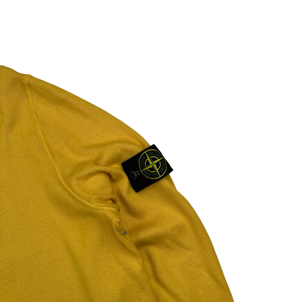 Stone Island 2018 Yellow Pullover High Neck Jumper - Medium