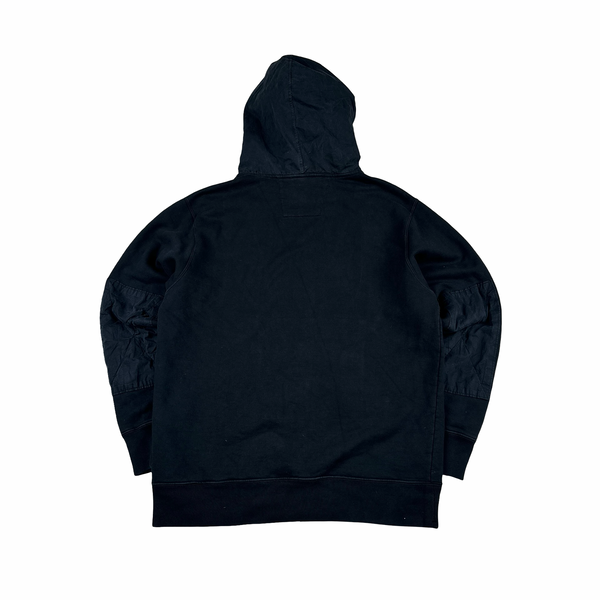 CP Company x Palace Navy Spellout Goggle Hoodie - Large
