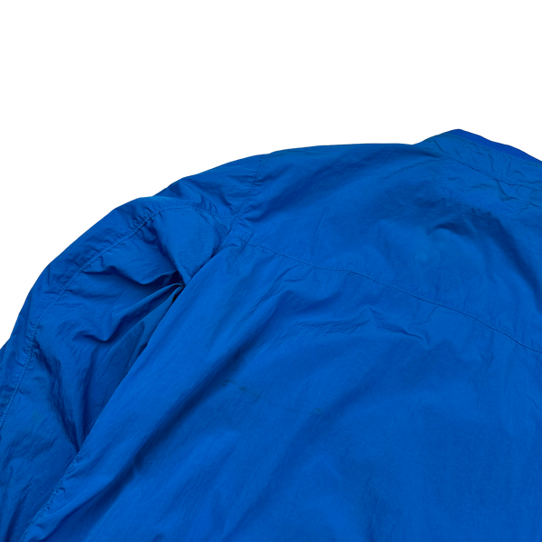 CP Company Blue Chrome Lens Viewer Nylon Bomber Jacket - Large
