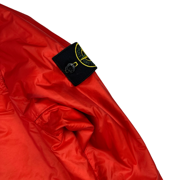 Stone Island 2013 Red Micro Rip Stop Tyveck Shield Jacket - Large