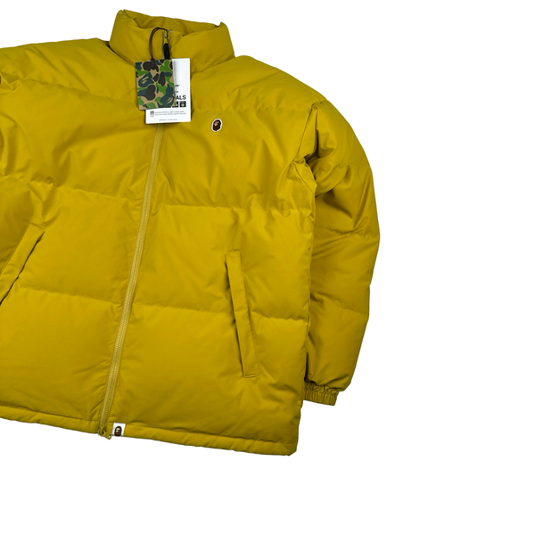 BAPE Yellow Down Filled Zipped Jacket - XL