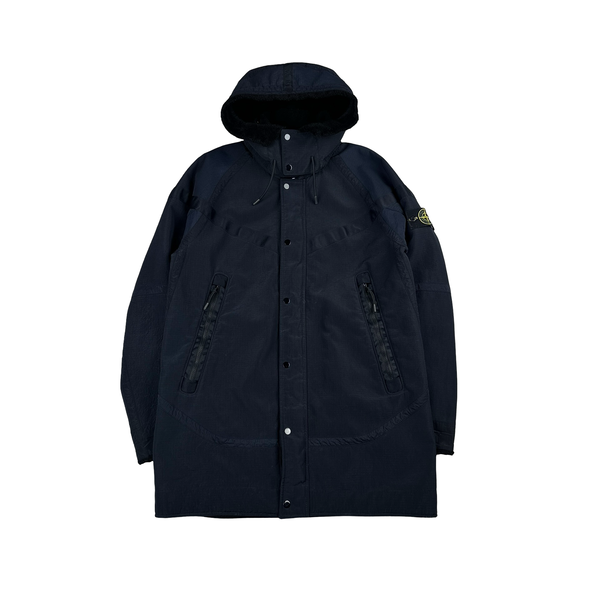 Stone Island x Nike Jacquard 2016 Grid On Wool Fur Windrunner Jacket - Large