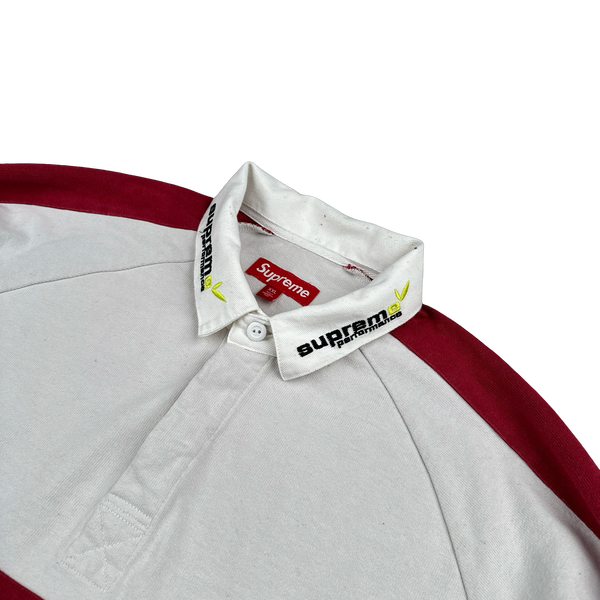 Supreme World Famous Spellout no.6 Rugby Polo Shirt - XXL