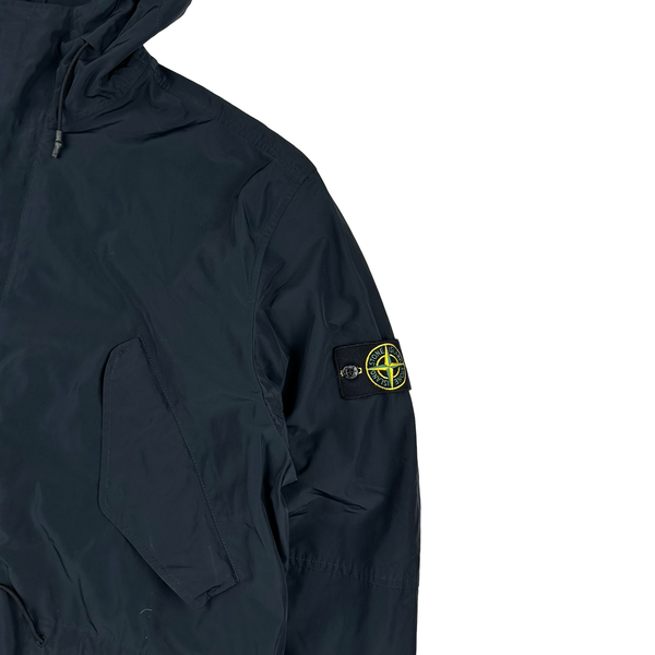 Stone Island 2018 Navy Micro Reps Parka Jacket - 3XL