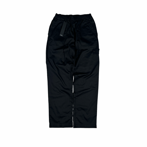 Stone Island 2022 Black Ghost Cargo RE T Trousers - 30"