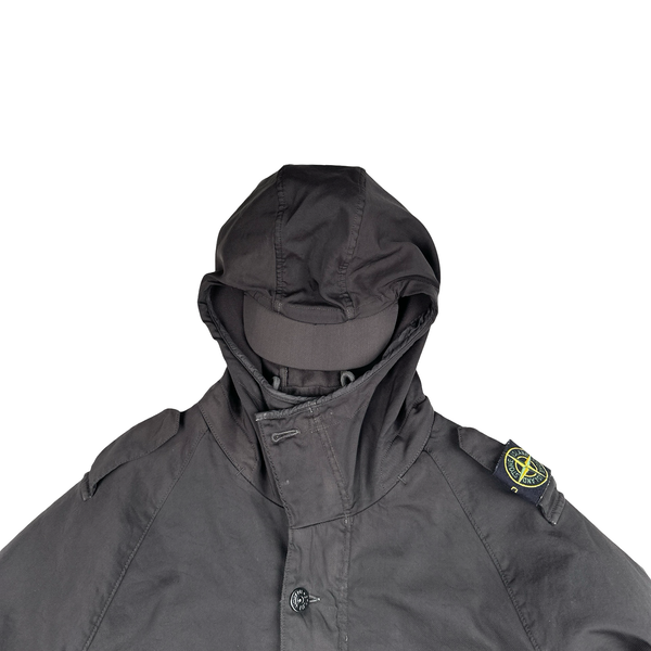 Stone Island 2006 Vintage Dutch Rope Lined Peaked Hood Multi Pocket Jacket - XL
