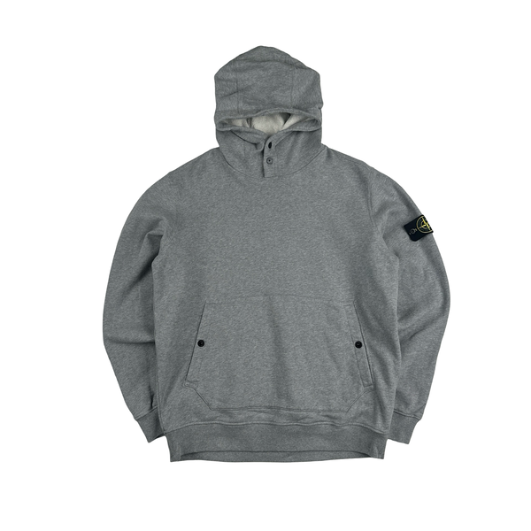 Stone Island 2023 Grey Pullover Hoodie - XL
