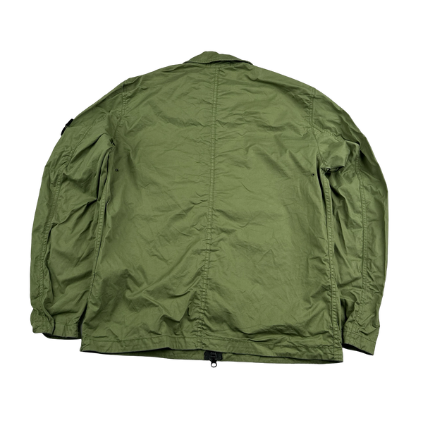 Stone Island 2022 Supima Cotton Spellout Overshirt - Medium