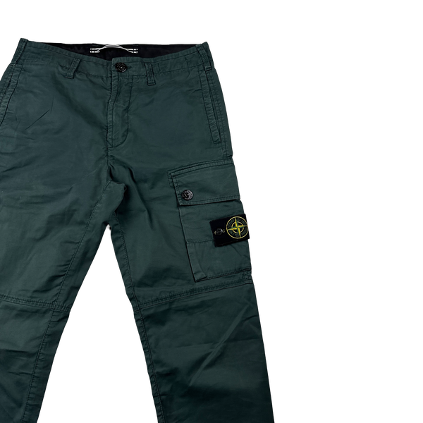 Stone Island Green 2022 Slim Fit Cargos - 29"