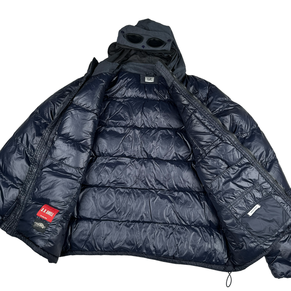 CP Company Navy DD Shell Goggle Jacket - XL