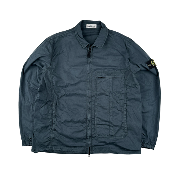 Stone Island 2021 Naslan Light Steel Blue Overshirt XXL Mat's Island