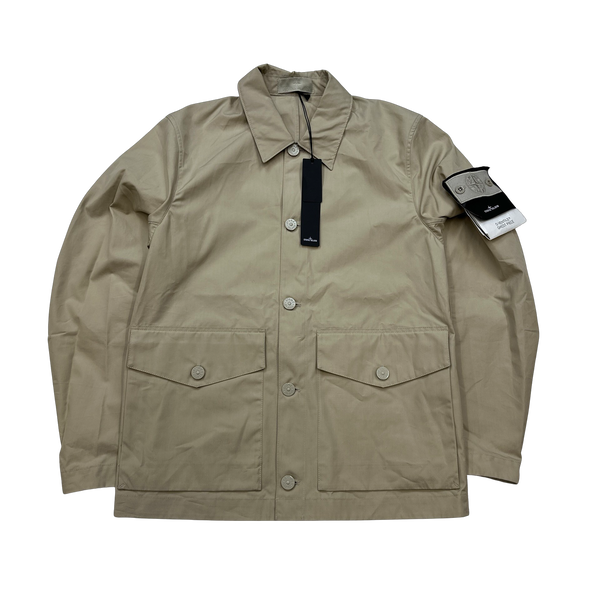 Stone island tan best sale jacket