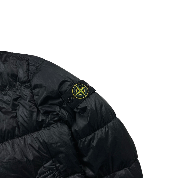 Stone Island 2013 Black Garment Dyed Puffer Jacket - Medium