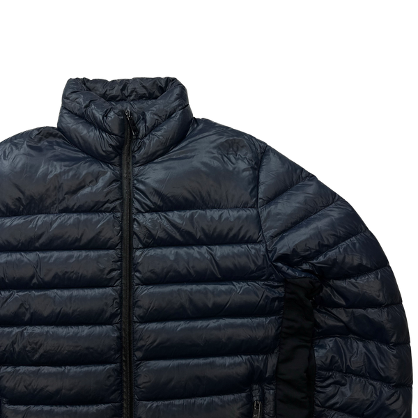 Prada Blue Zipped Puffer Jacket - Medium