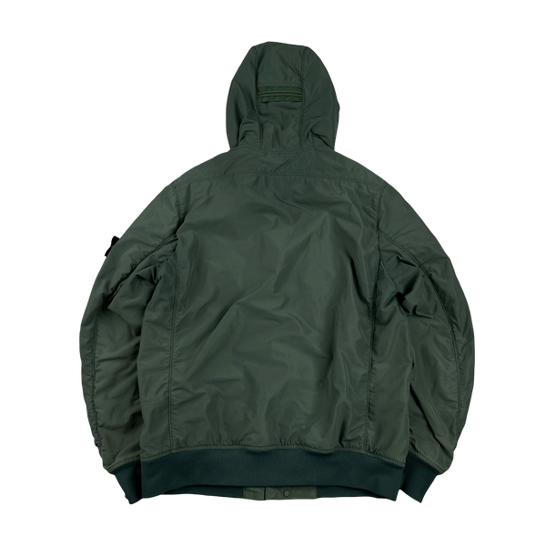 Stone Island 2014 Green Micro Reps Hooded Jacket - XL